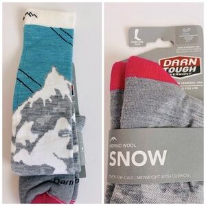 Darn Tough Yeti Over The Calf Merino Wool Snow Socks Size S